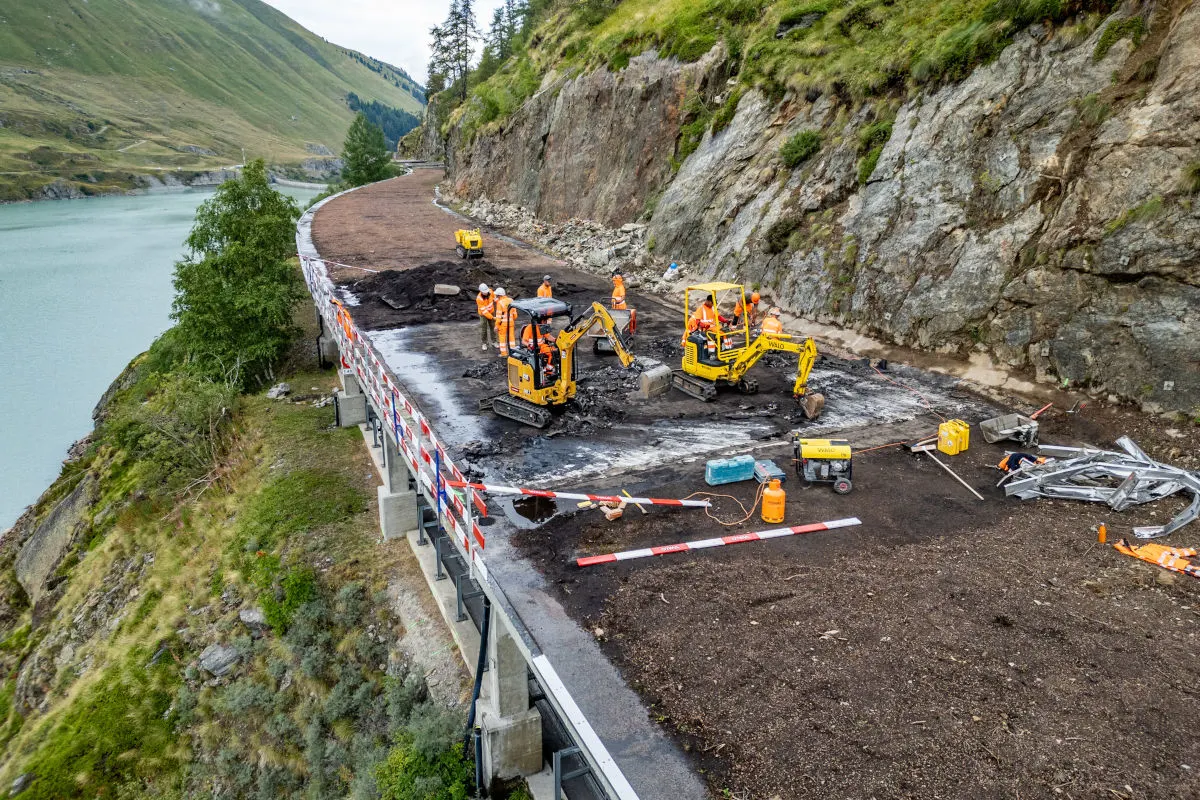 A21 Grosser St. Bernhard – Sperrungen wegen Galerie-Sanierung