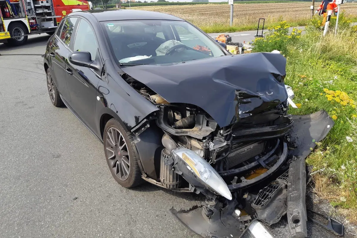 Herford – Verkehrsunfall mit zwei Verletzten an der Laarer Straße