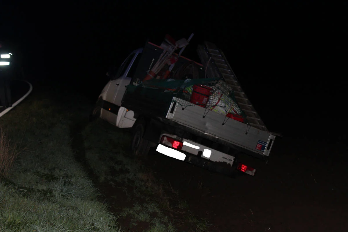 Unfall bei Offenbach-Hundheim – Mit über zwei Promille im Feld gelandet