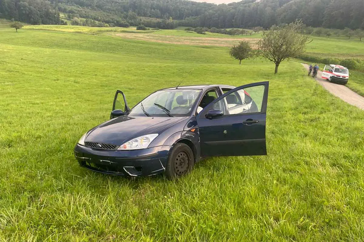 Arisdorf BL - Mit gestohlenem Auto Unfall gebaut