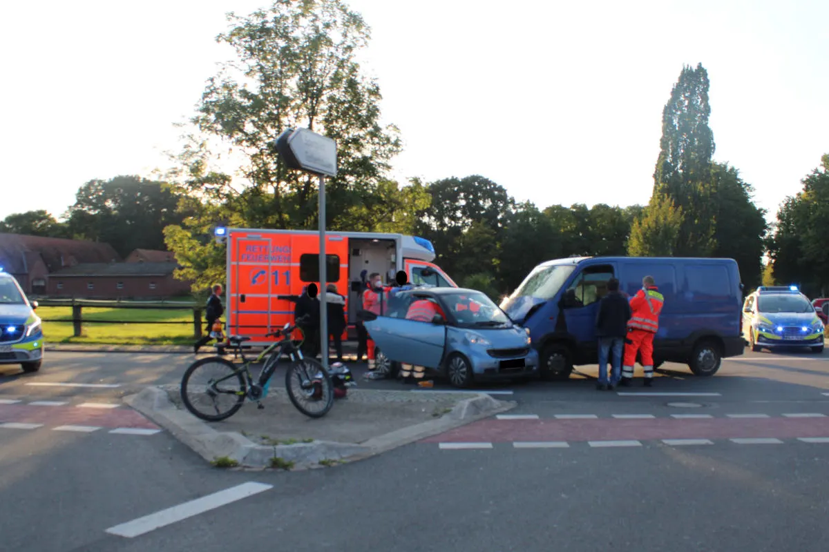 Minden – Drei Verletzte bei Unfall