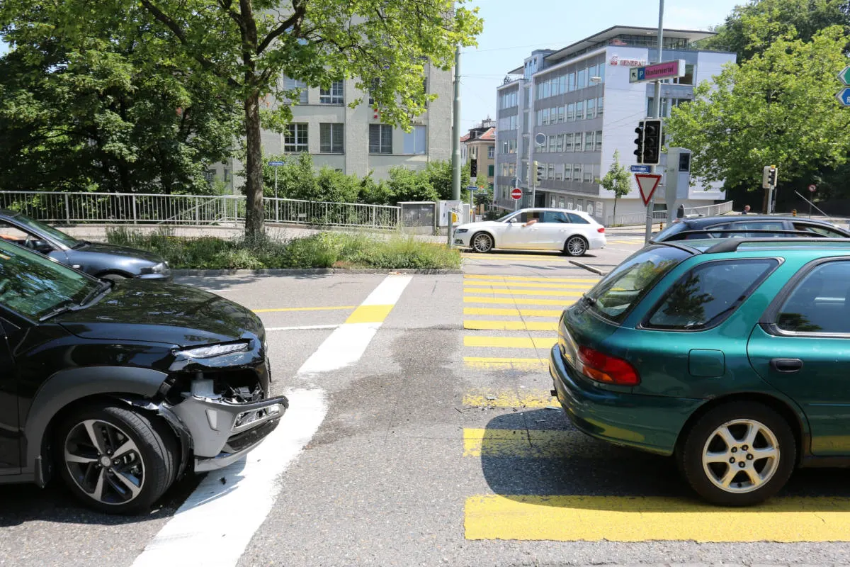Stadt SG - Mehrere Verkehrsunfälle