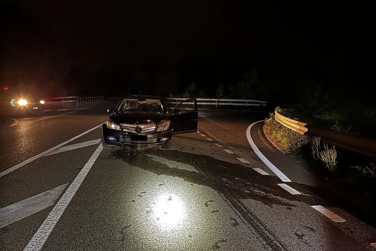 Muttenz BL - Alkoholisierter Autofahrer verursacht einen Unfall 