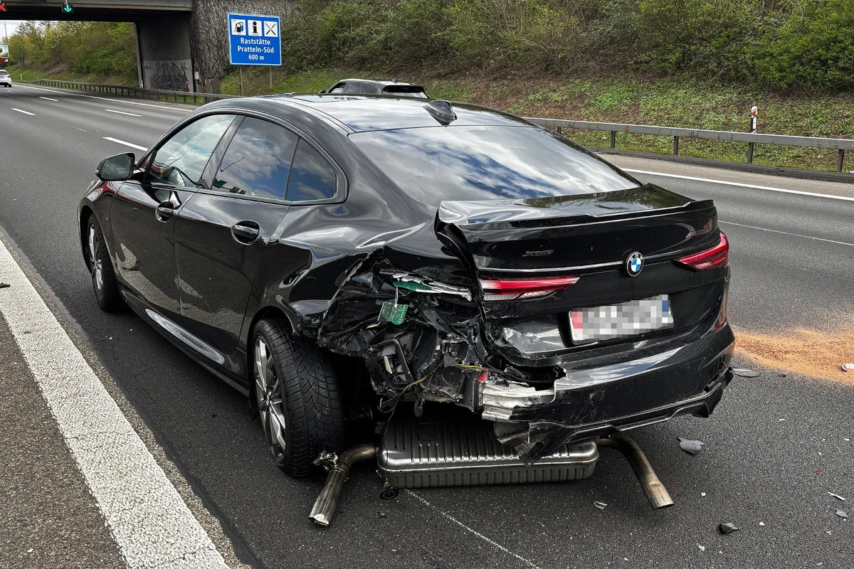 A2 Pratteln BL – Zwei Verletzte nach Unfall auf Autobahn