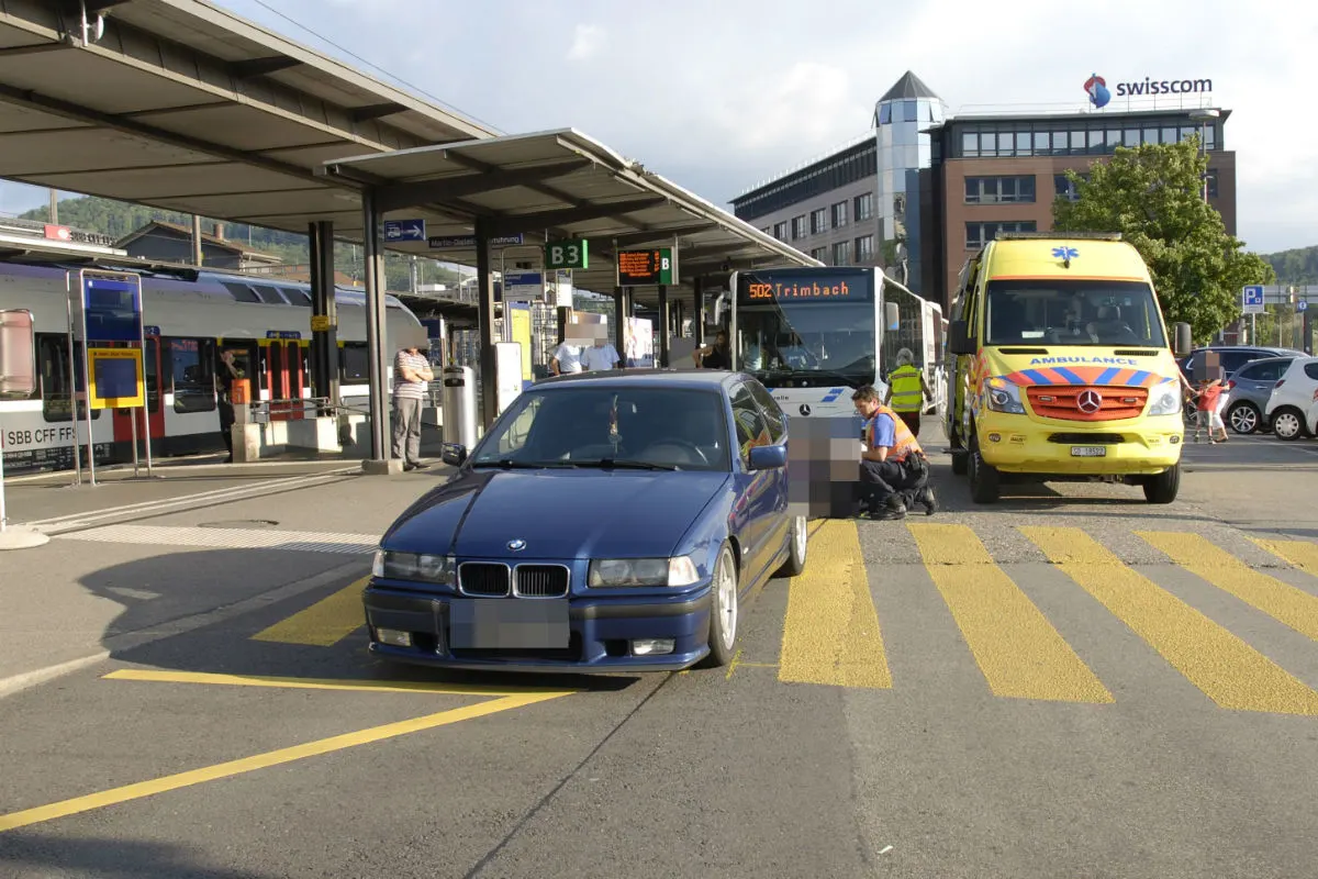 Olten SO - Fussgängerin von Auto schwer verletzt