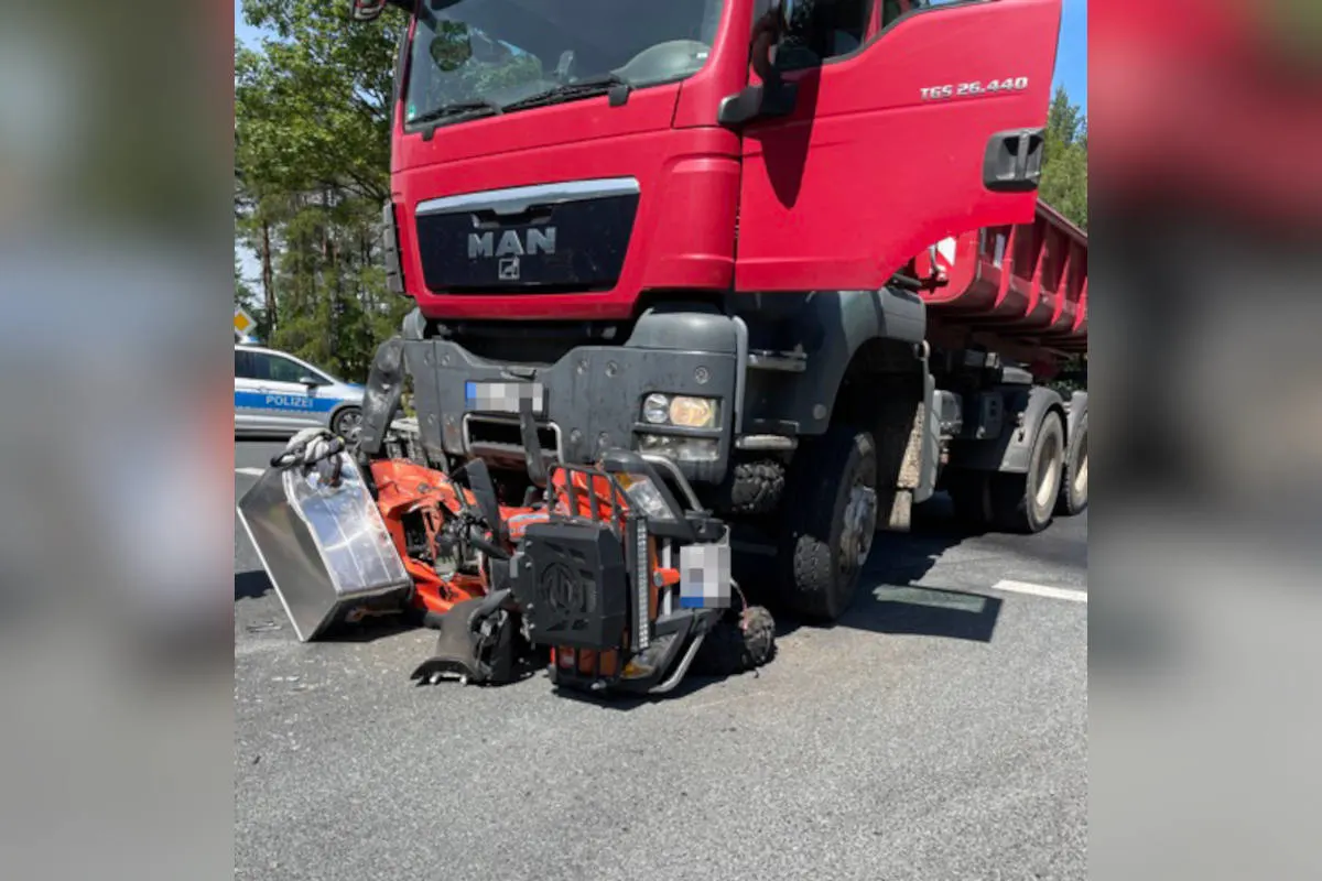 Munster – Quad übersehen und Fahrer schwer verletzt