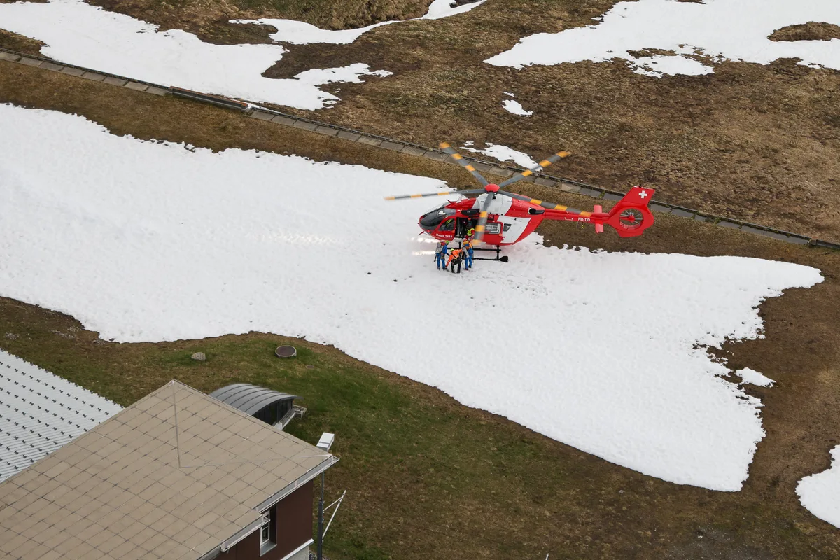 Rega rettet zwei Bergsteiger aus der Eigernordwand