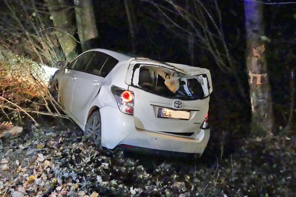 Wiehl – Flucht vor Polizei endet mit Unfall