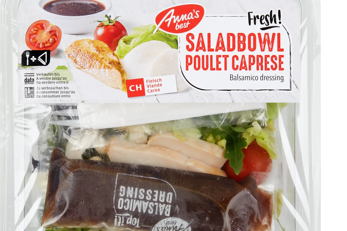 Dringender Rückruf - Die Migros ruft drei Saladbowls mit Poulet zurück