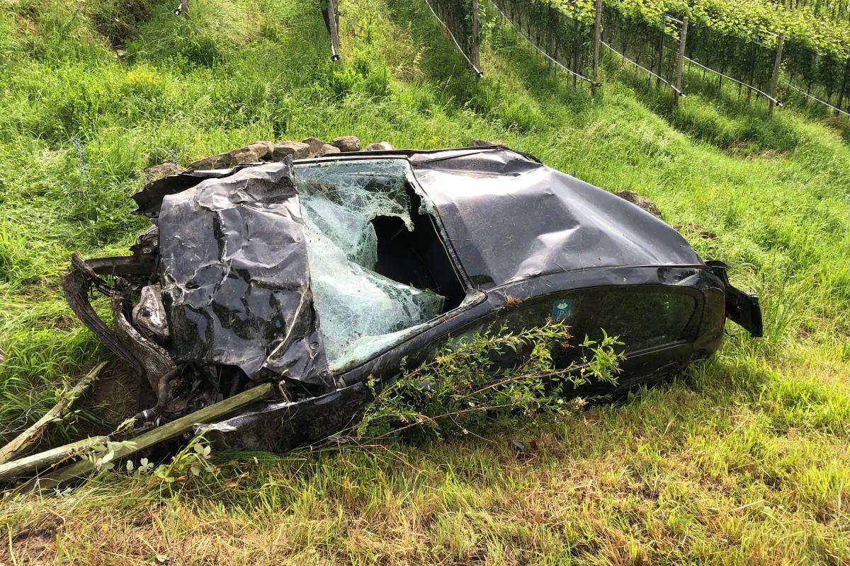 Berneck SG - Selbstunfall mit Todesfolge