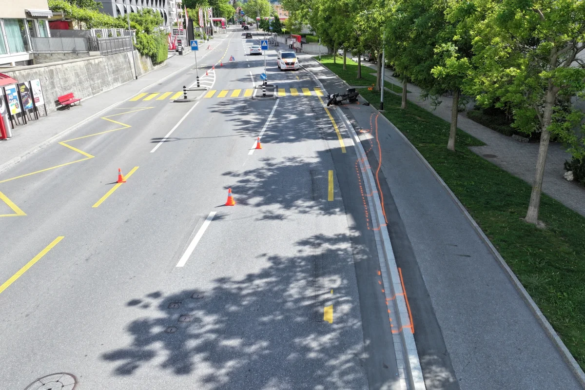 Chur GR – Unfälle fordern Verletzten und beschädigte Infrastruktur