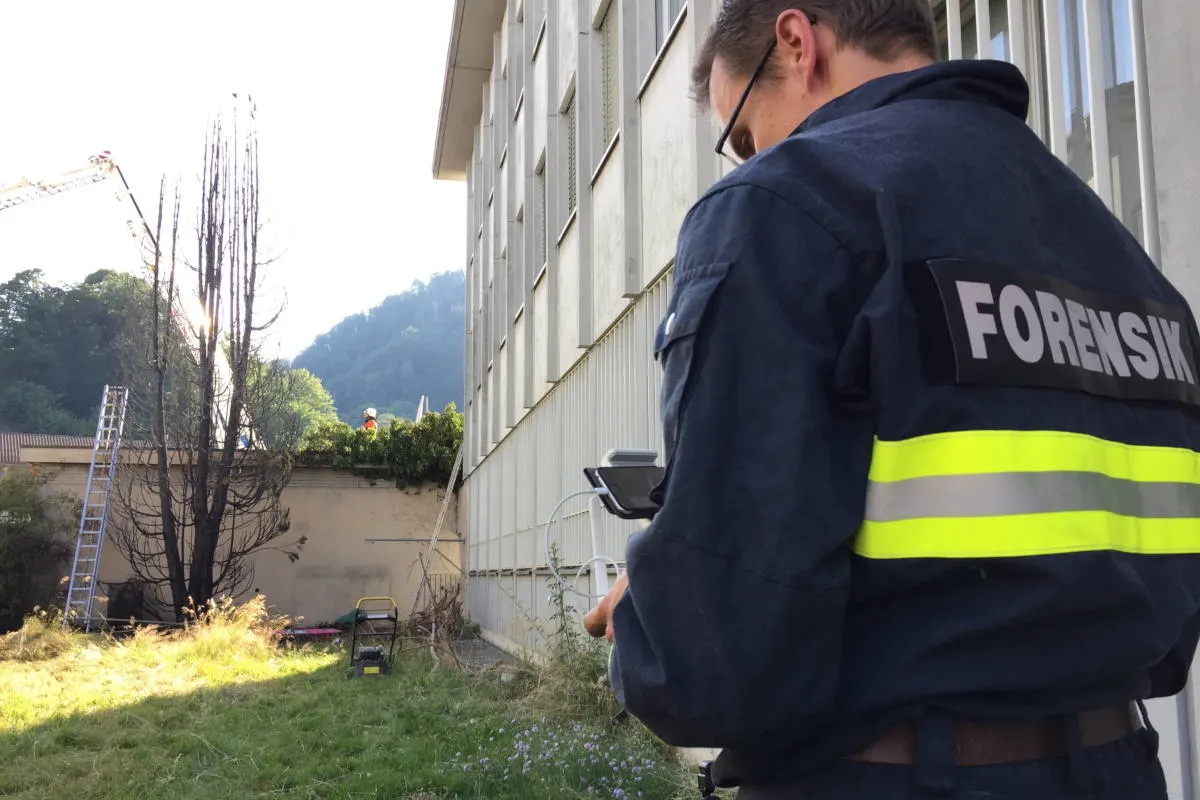 Wattwil SG - Brand des Manor-Gebäudes