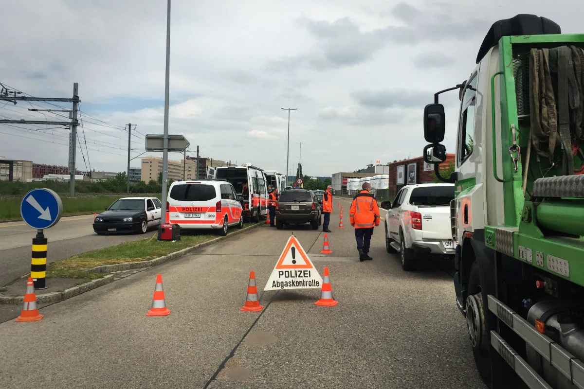 Winterthur ZH - Über 700 Fahrzeuge geprüft