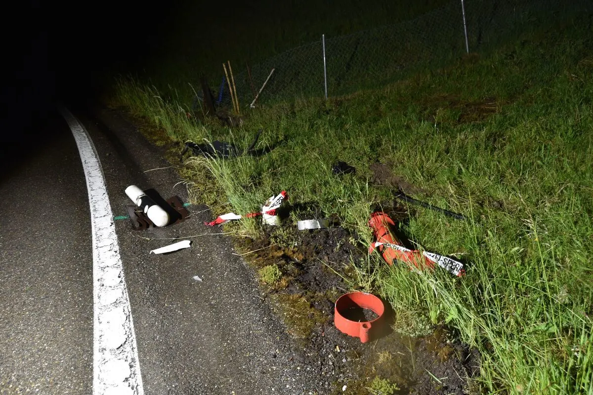 Rehetobel AR – Unfall nach Überholmanöver