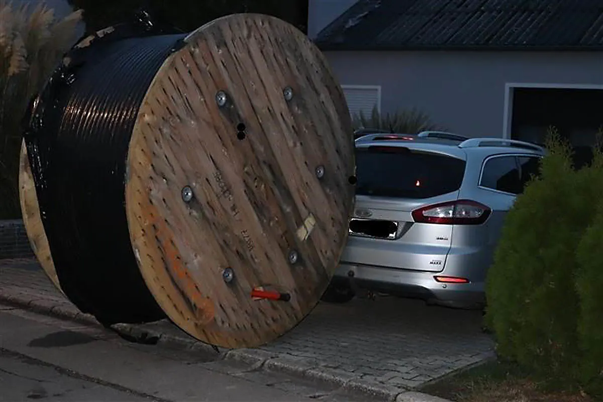 Kurioser Unfall in Heidenburg 