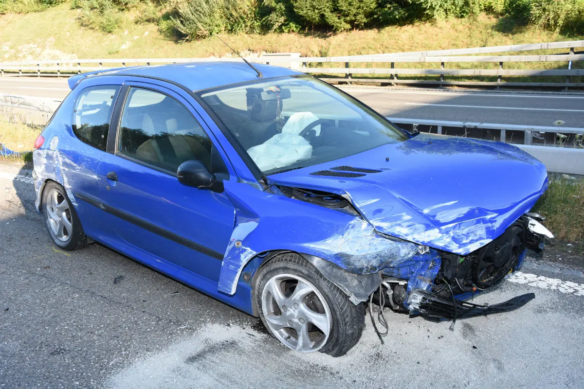 Abtwil SG - Unfall auf der Autobahn