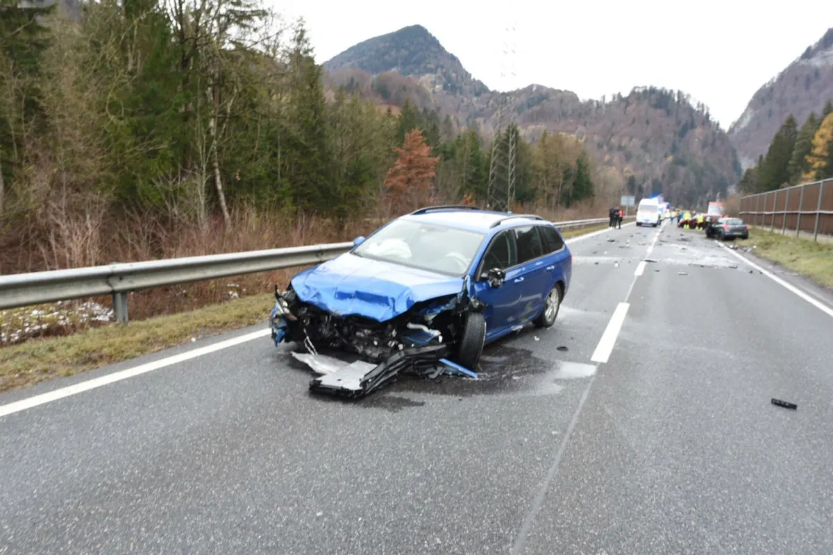 Grüsch GR - Mehrere Verletzte bei Verkehrsunfall