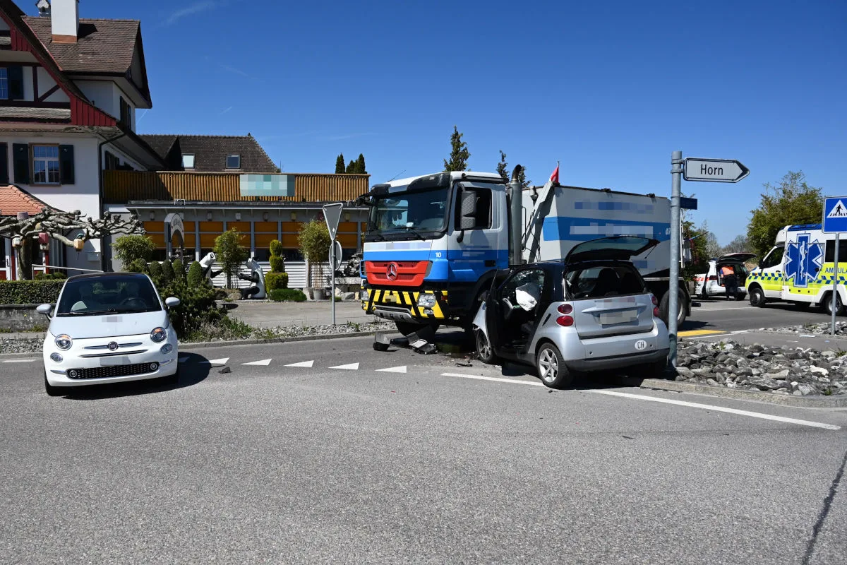 Tübach SG – Tödlicher Unfall im Kreisel