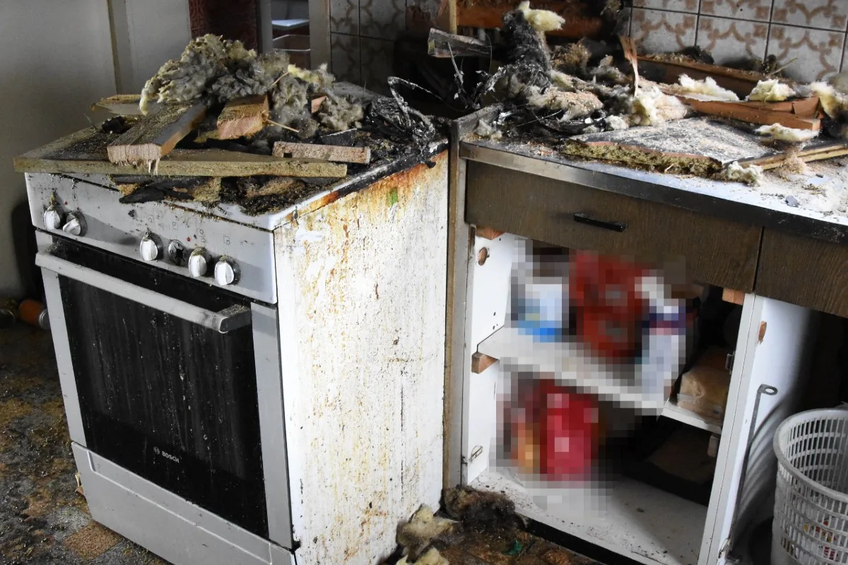 Kobelwald SG - Entzündete Pfanne löst Brand aus - Haus nicht mehr bewohnbar!