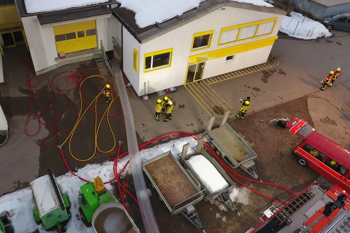 Wattwil SG - Mottbrand in Schreinerei