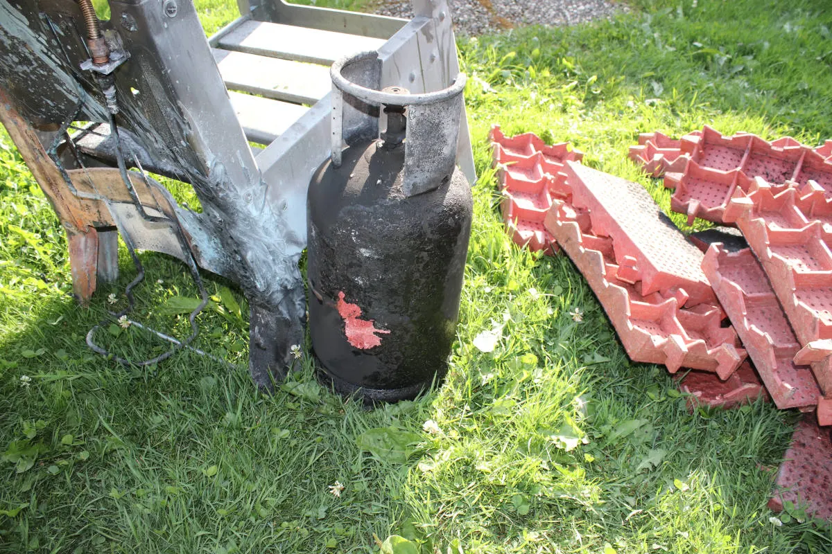 Appenzell AI – Gasflasche  eines Grills geriet in Brand