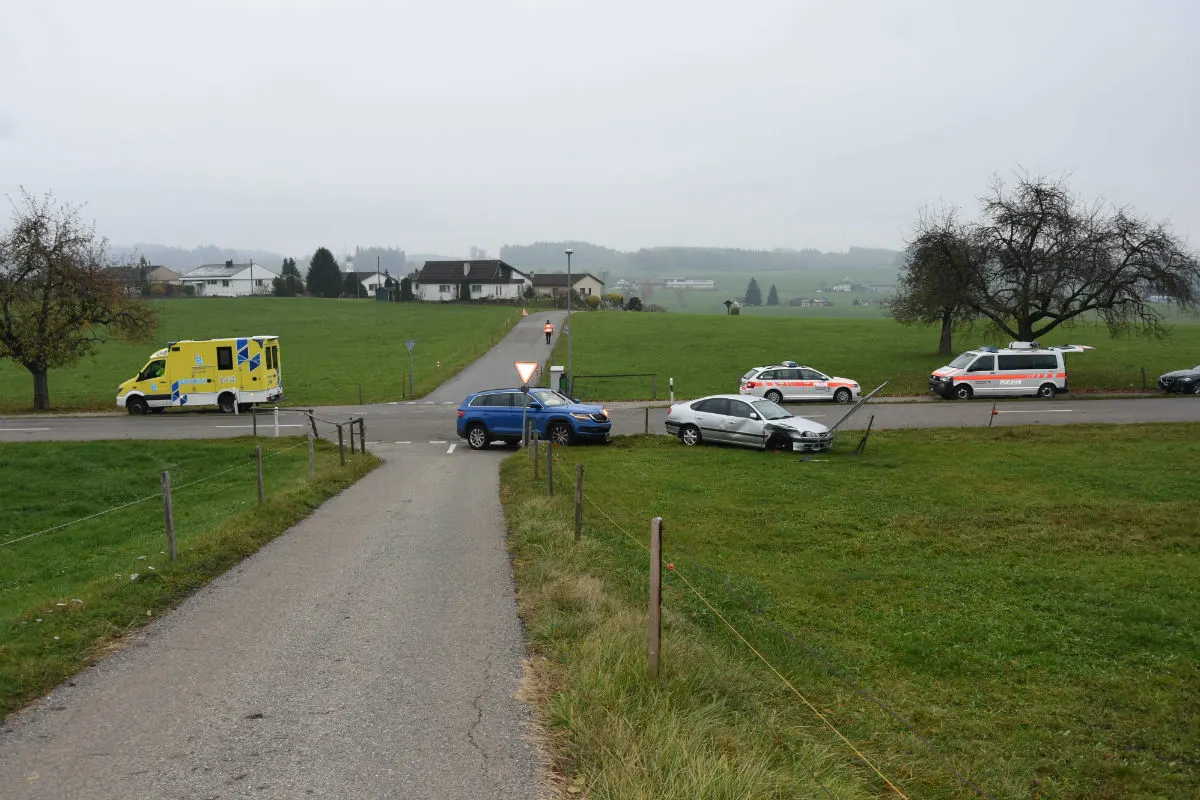 Lenggenwil SG - Vortritt missachtet