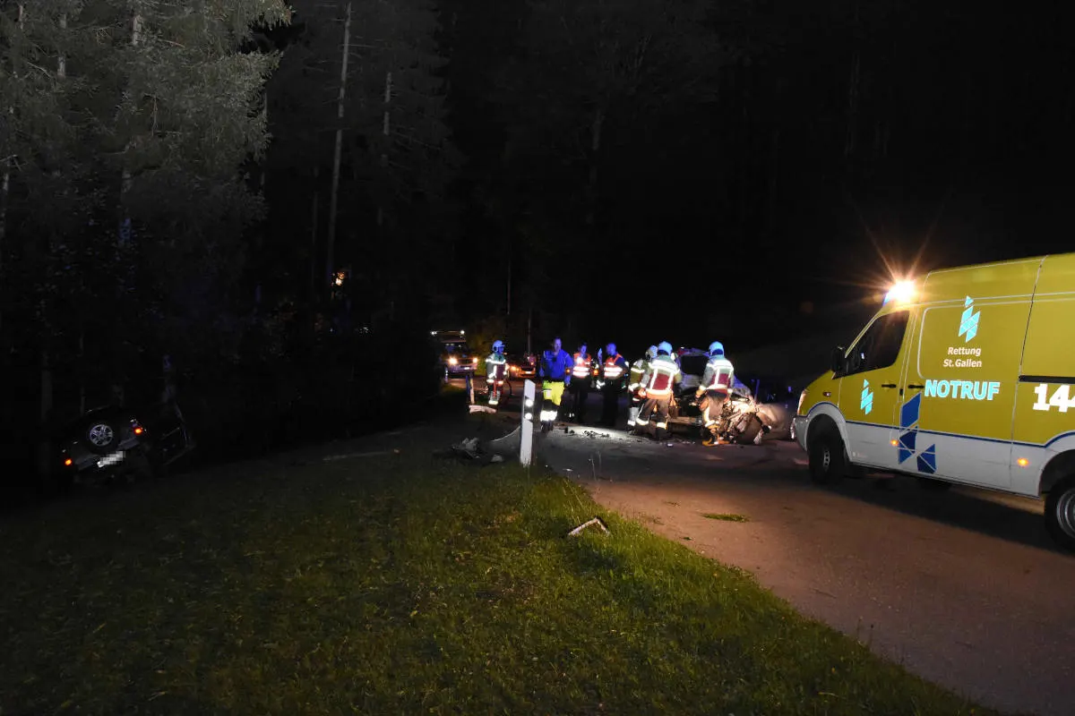 Hemberg SG - Frontal-Kollision fordert zwei Verletzte