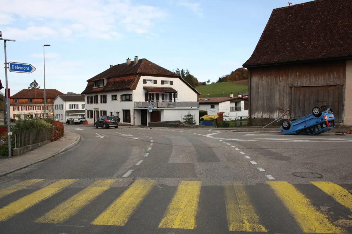 Develier JU – Verkehrsunfall mit Personenschaden