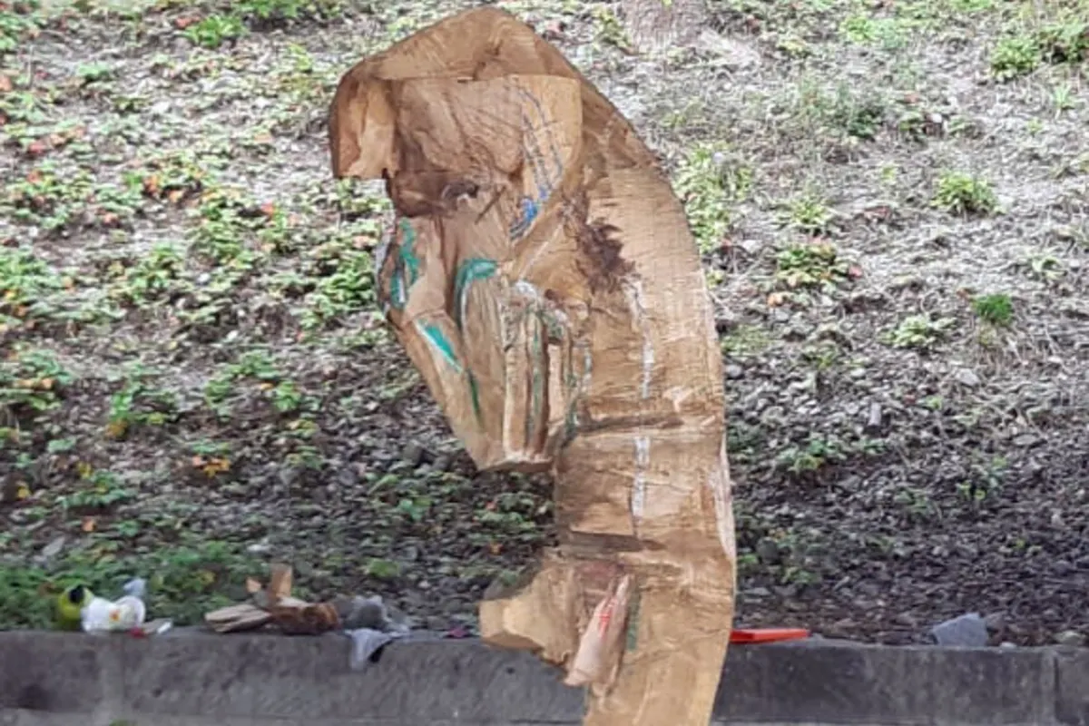 Zeugenaufruf aus Luzern - Zwei Meter grosse und 150 kg schwere Holzskulptur gestohlen