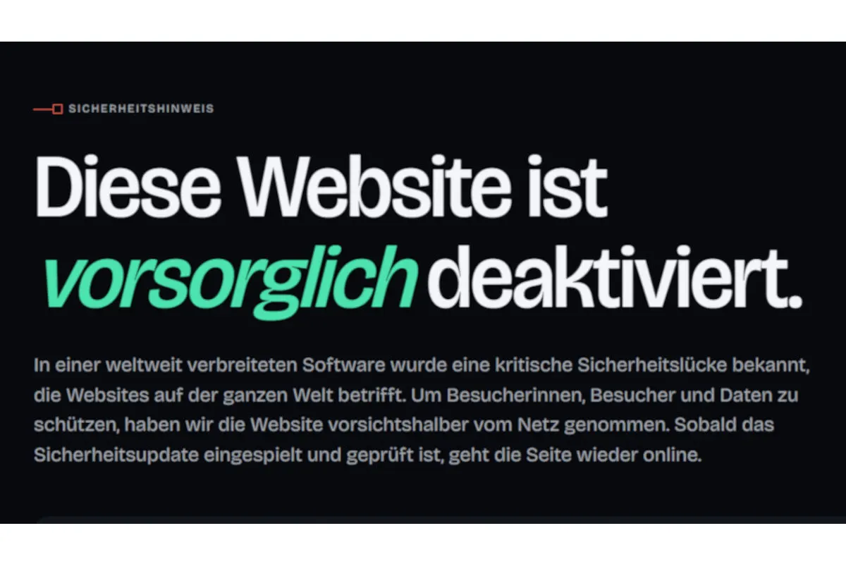 Kanton Basel fährt Webseiten wegen Sicherheitslücke herunter