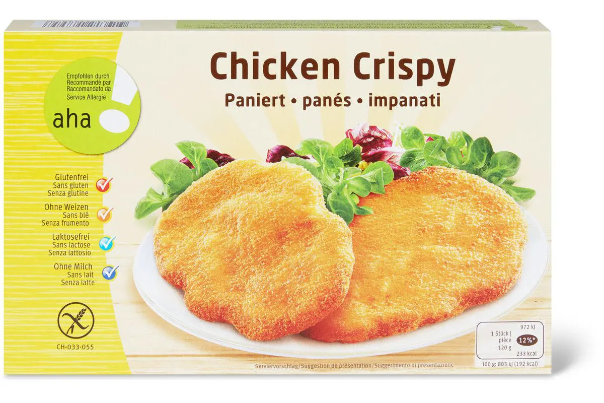 Migros ruft tiefgekühlte «Aha! Chicken Nuggets» und «Aha! Chicken Crispy» zurück