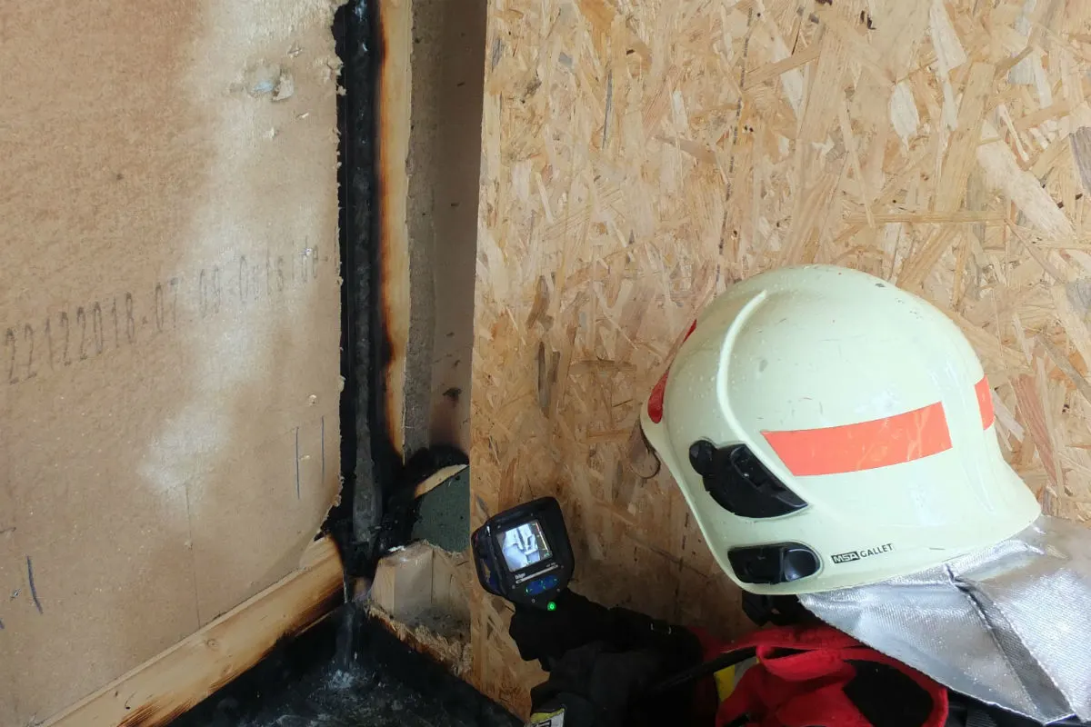 Kriessern SG - Schweissarbeiten lösen Mottbrand aus