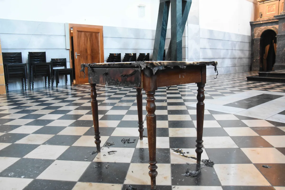 Gossau SG – Brandstiftung in Kirche