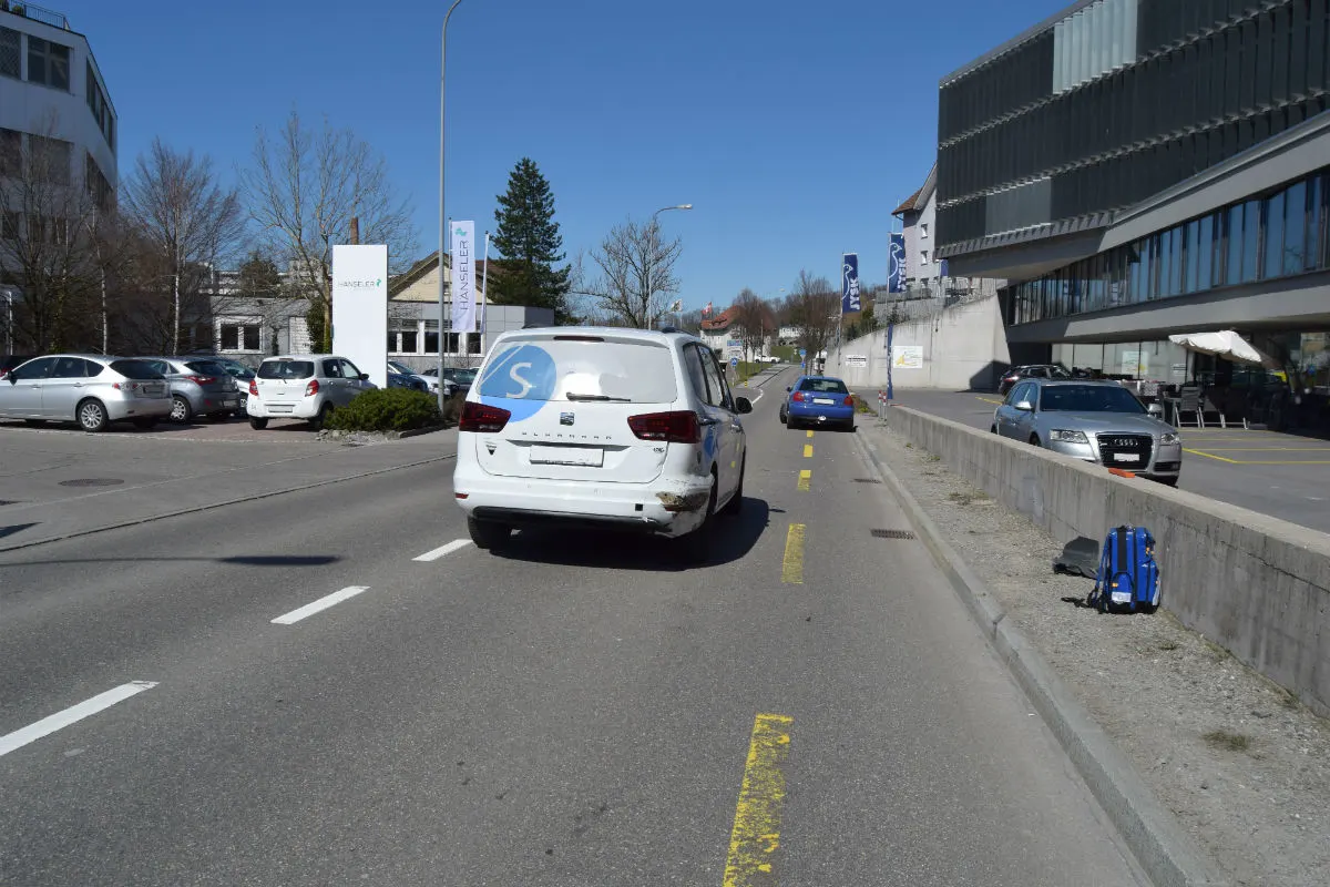Herisau AR - Sachschaden nach Auffahrkollision