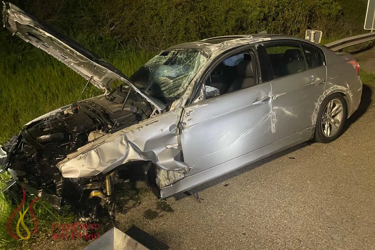 Ingelheim - Mehrstündige Vollsperrung der Autobahn nach Unfall