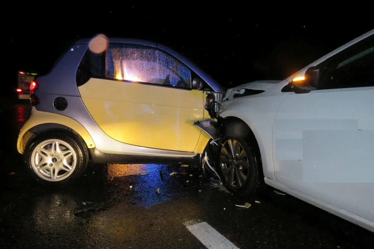 Baden AG - Unfall zwischen zwei Autos