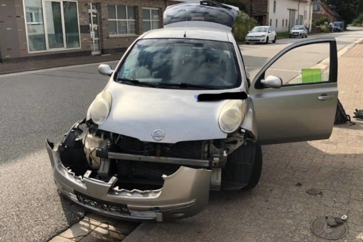 Contwig – Unfall unter Drogeneinfluss mit hohem Sachschaden