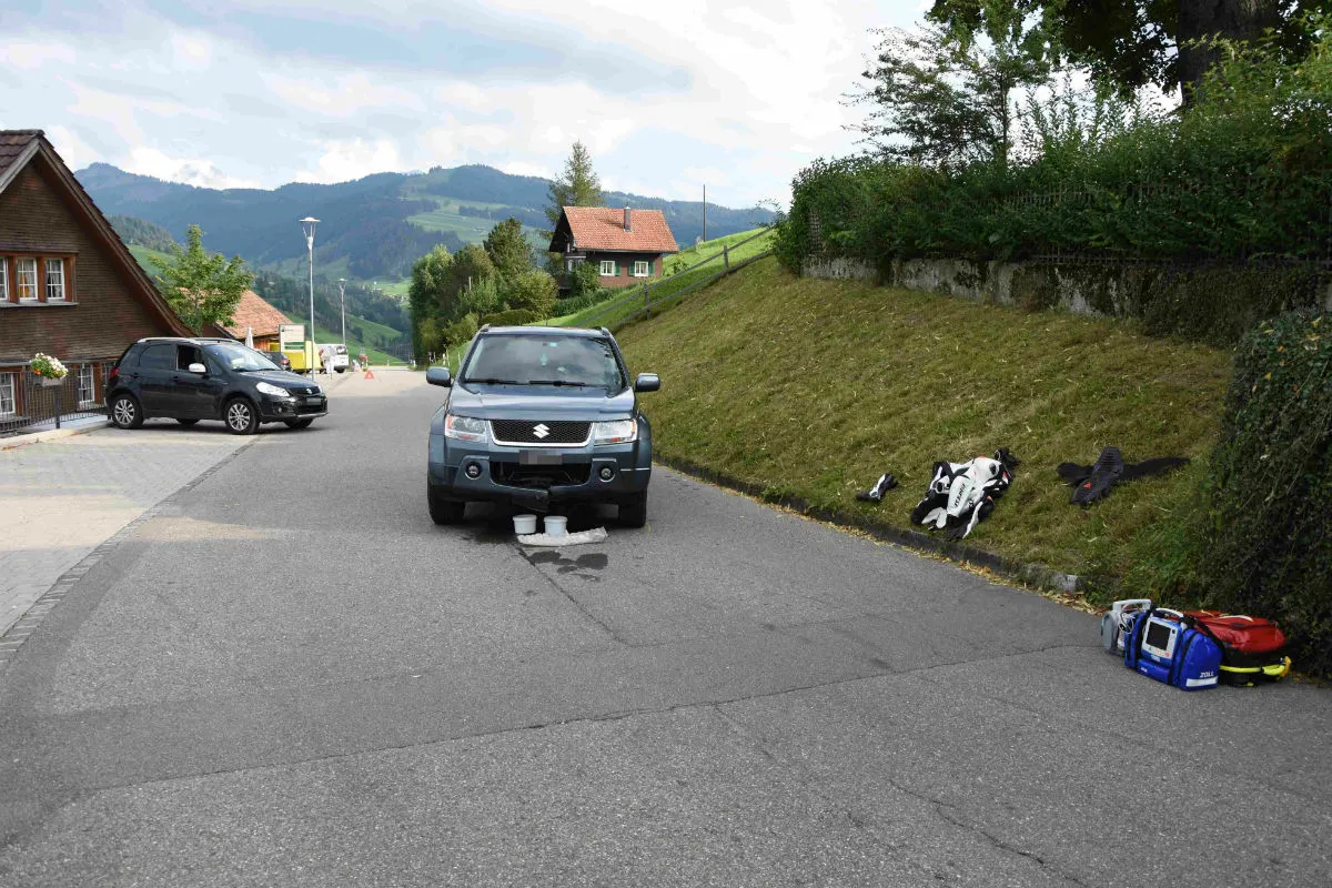Hemberg SG - Frontalkollision wegen Ausweichmanöver