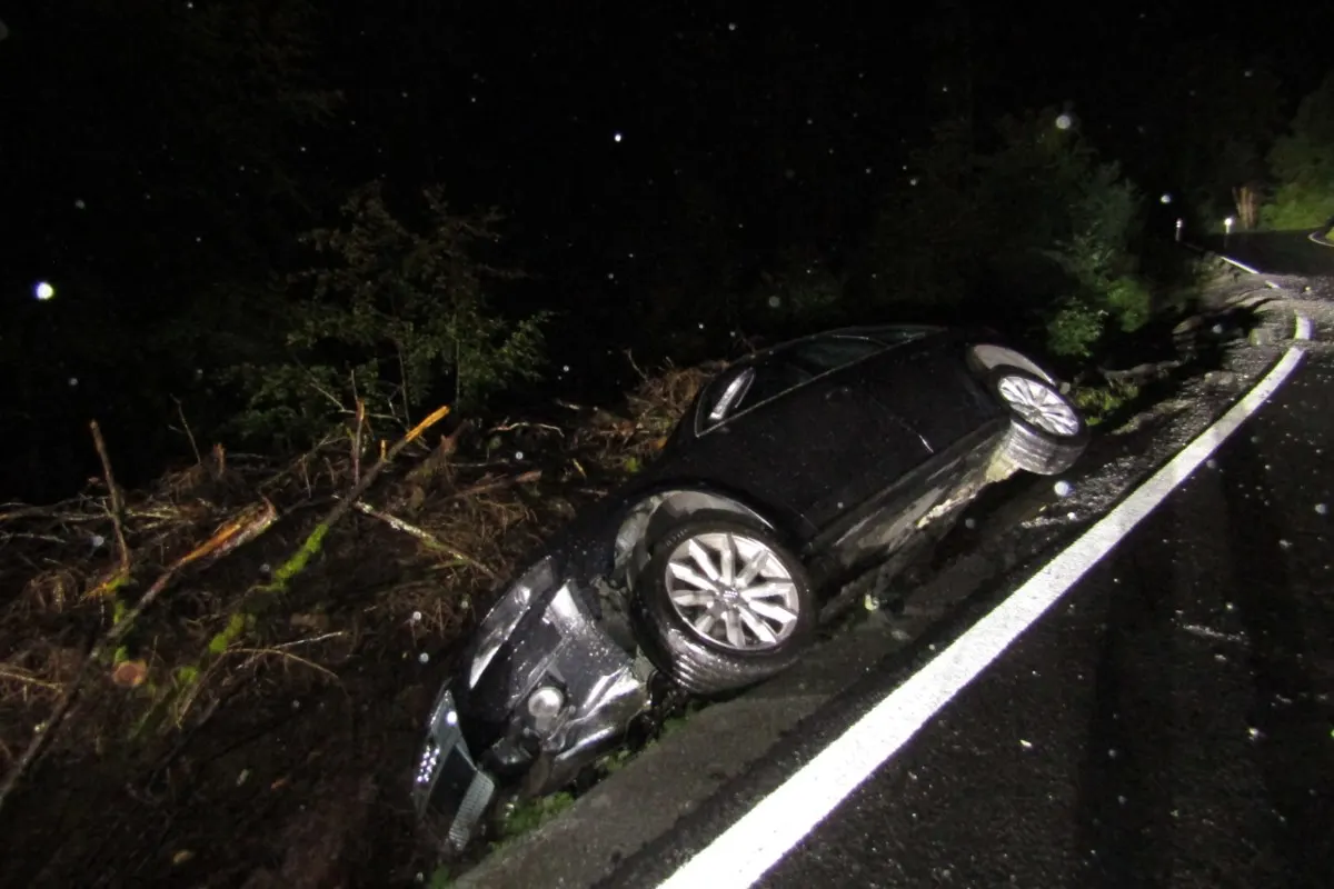 Glarus - Audi-Lenker baut auf der Klöntalerstrasse Selbstunfall und verlässt Unfallort - Fahrer hatte keinen gültigen Führerschein