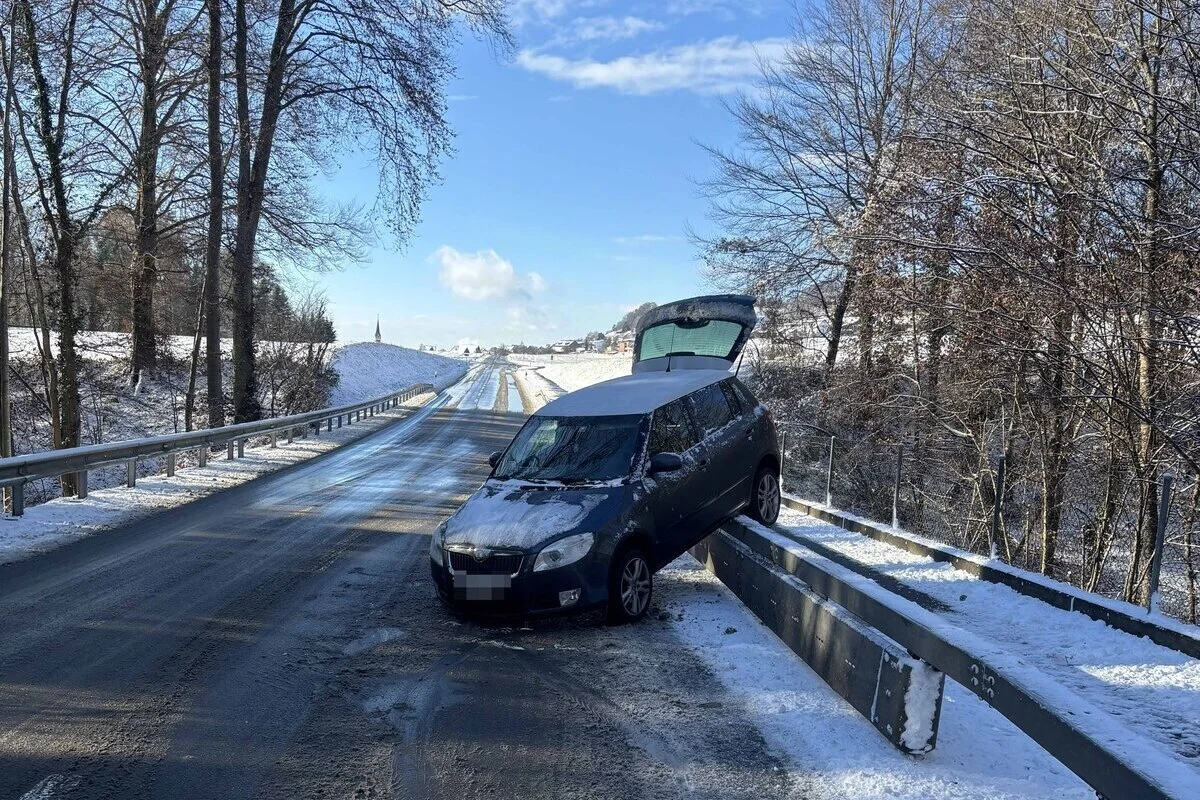 Thurgau – Wintereinbruch führt zu rund 20 Unfällen