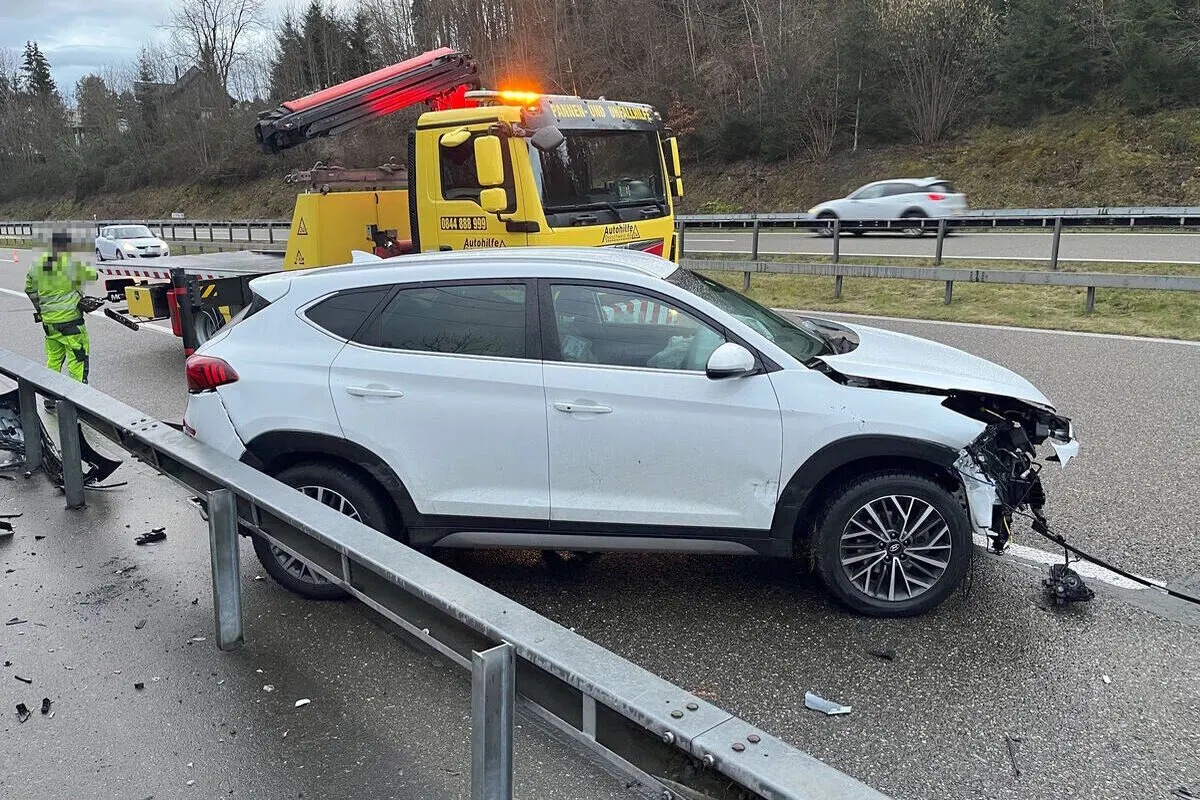 Rheintal SG – Unfälle auf der Autobahn führen zu Stau