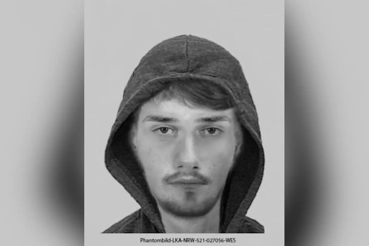 Versuchte Vergewaltigung in Münster - Polizei sucht mit Phantombild nach Tatverdächtigem