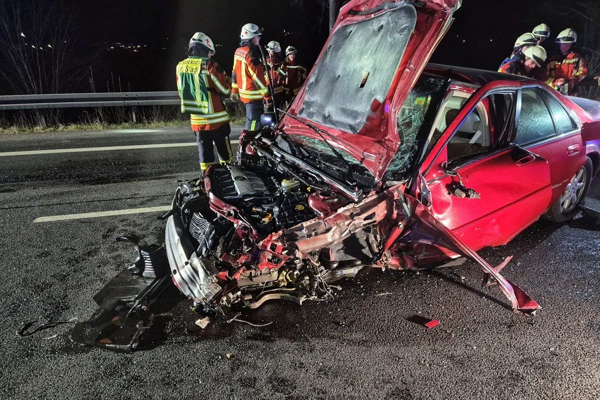 Stockach – Unfall mit vier Autos auf Bundesautobahn