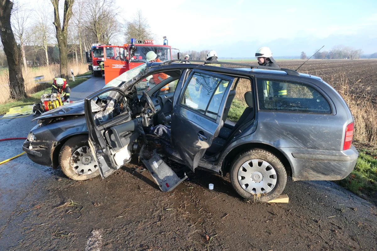 Bülkau – Frau wird bei Verkehrsunfall lebensgefährlich verletzt