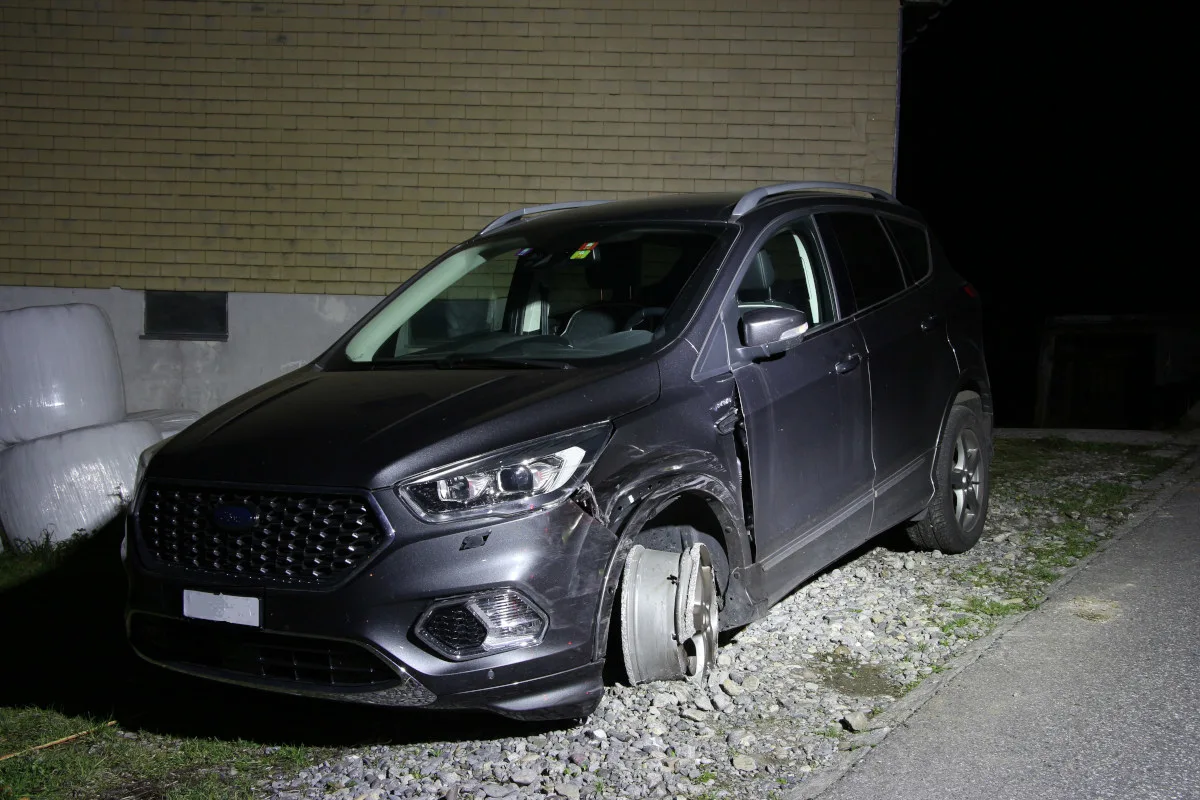 Appenzell – Heftige Kollision zwischen zwei Autos
