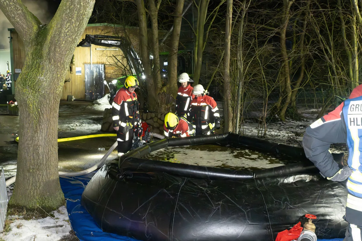 Schülp – Scheunenbrand auf landwirtschaftlichem Betrieb