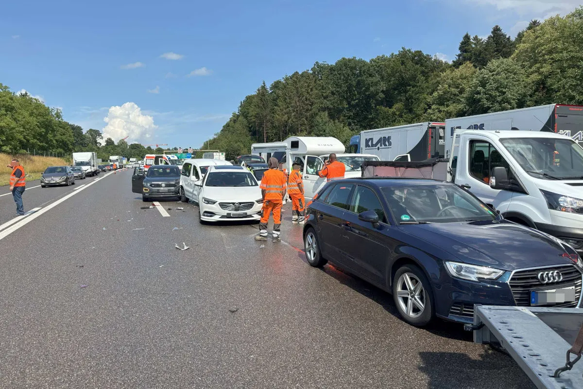 A1 Birmenstorf AG – Unfallserie mit 10 Verletzten