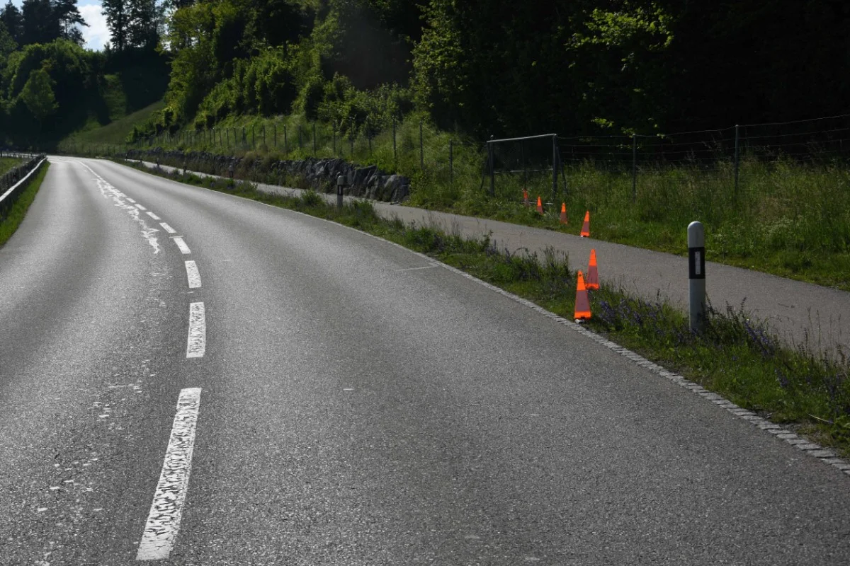 Züberwangen SG -  32-jähriger Motorradfahrer verunfallt