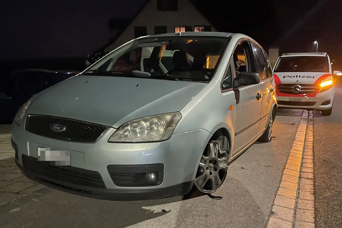Mettlen TG – Betrunken Unfall gebaut – Führerausweis weg