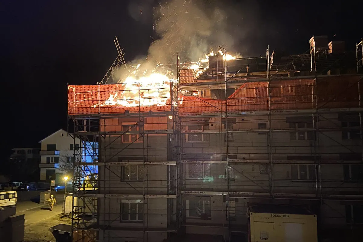 Winterthur ZH – Brand verursacht hohen Sachschaden